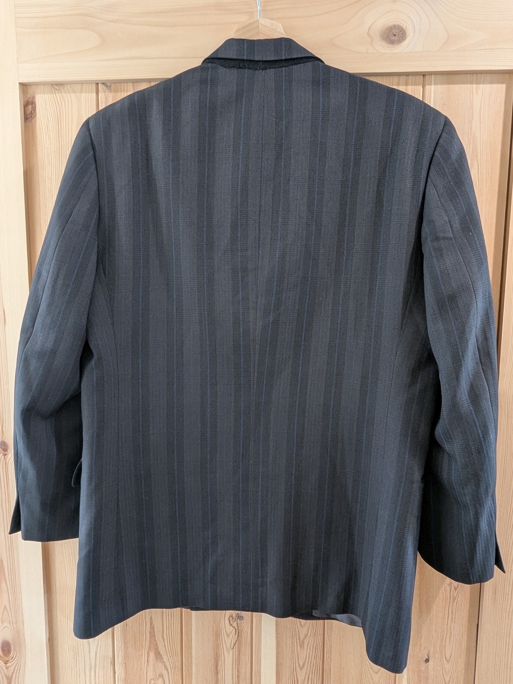 TALLIA Charcoal Pinstripe Virgin Wool Blazer - Picture 4 of 7